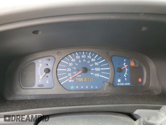 2002 Toyota Sienna CE with VIN 4T3ZF19C02U443501, listed as a Copart auction lot 79416604 with 81,685 mi miles and Salvage Title. Bid and sale history available at carsss.com. Image 9.