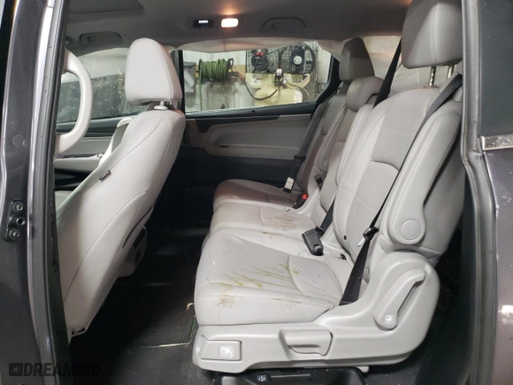 2019 Honda Odyssey EX-L with VIN 5FNRL6H71KB025318, listed as a Copart auction lot 49083245 with 91,790 mi miles and Salvage Title. Bid and sale history available at carsss.com. Image 11.