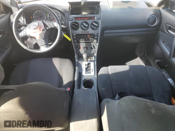 2007 Mazda 6 i Touring with VIN 1YVHP80C875M03349, listed as a Copart auction lot 85820974 with 187,562 mi miles and Salvage Title. Bid and sale history available at DreamBid. Image 8.