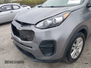 2017 Kia Sportage LX with VIN KNDPM3AC4H7231189, listed as a IAAI auction lot 42001412 with 83,550 mi miles. Bid and sale history available at carsss.com. Image 17.