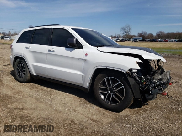 2021 Jeep Grand Cherokee Trailhawk with VIN 1C4RJFLT4MC754276, listed as a Copart auction lot 49784805 with 0 mi miles and Salvage Title. Bid and sale history available at carsss.com. Image 4.