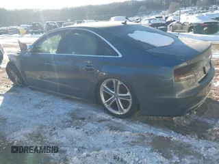 2014 Audi S8 with VIN WAUD2AFD1EN003508, listed as a IAAI auction lot 41568795 with 1 mi miles. Bid and sale history available at carsss.com. Image 3.