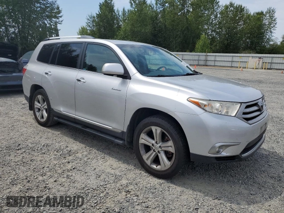 2013 Toyota Highlander Limited с VIN 5TDDK3EH5DS264104, выставлен на аукционе Copart как лот 61415115 с пробегом 110 745 миль миль и Чистый • Clean title. История ставок и продаж доступна на DreamBid. Изображение 4.