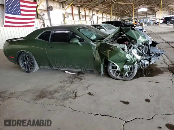 2018 Dodge Challenger R/T with VIN 2C3CDZBTXJH168873, listed as a Copart auction lot 59748545 with 76,193 mi miles and Salvage title. Bid and sale history available at DreamBid. Image 13.