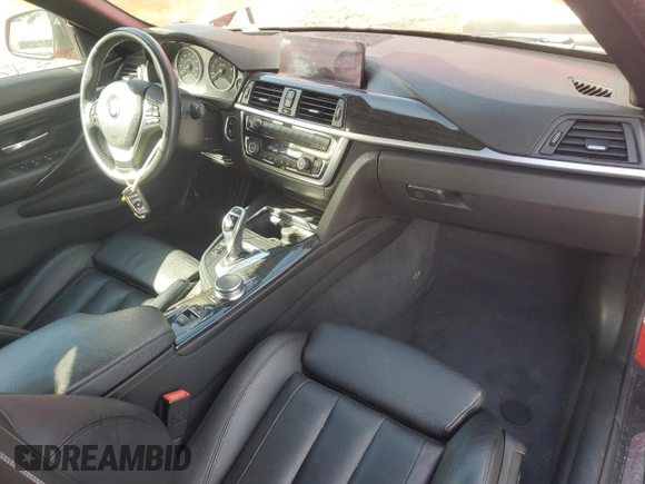2017 BMW 4 Series 430i with VIN WBA4U7C36H5H20468, listed as a Copart auction lot 45964685 with 51,322 mi miles and Salvage title. Bid and sale history available at DreamBid. Image 8.