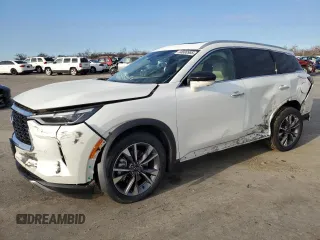 2022 Infiniti QX60 Luxe with VIN 5N1DL1FS6NC343548, listed as a Copart auction lot 44600985 with 30,831 mi miles and Salvage title. Bid and sale history available at DreamBid. Image 1.
