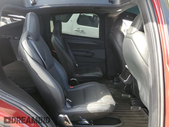 2023 Tesla Model X Plaid with VIN 7SAXCBE62PF427287, listed as a Copart auction lot 47365935 with 17,372 mi miles and Salvage Title. Bid and sale history available at DreamBid. Image 11.