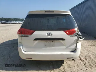 2012 Toyota Sienna with VIN 5TDZK3DC4CS204325, listed as a Copart auction lot 70357864 with 57,665 mi miles and Salvage Title. Bid and sale history available at carsss.com. Image 6.