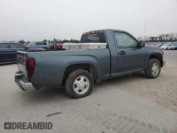 2007 GMC Canyon SL with VIN 1GTCS149078129325, listed as a Copart auction lot 45739255 with 188,458 mi miles and Clean Title. Bid and sale history available at carsss.com. Image 3.