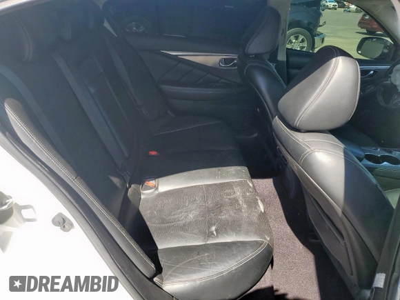2014 Infiniti Q50 Premium with VIN JN1BV7AP5EM684822, listed as a Copart auction lot 53028845 with 0 mi miles and Salvage Title. Bid and sale history available at carsss.com. Image 10.