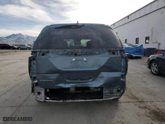 2023 Kia Carnival EX with VIN KNDNC5H32P6198936, listed as a Copart auction lot 84255854 with 35,364 mi miles and Salvage Title. Bid and sale history available at carsss.com. Image 6.