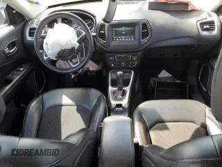 2020 Jeep Compass Latitude with VIN 3C4NJCBB3LT126542, listed as a Copart auction lot 52510575 with 17,246 mi miles and Salvage title. Bid and sale history available at DreamBid. Image 8.
