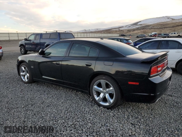 2013 Dodge Charger RT with VIN 2C3CDXCT0DH712059, listed as a Copart auction lot 46000715 with 87,903 mi miles and Salvage Title. Bid and sale history available at carsss.com. Image 2.