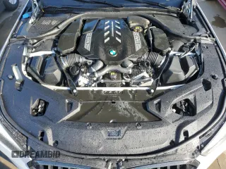 2022 BMW 8 Series M850i xDrive with VIN WBABC4C01NCH15281, listed as a Copart auction lot 74353274 with 0 mi miles and Non Repairable. Bid and sale history available at carsss.com. Image 11.