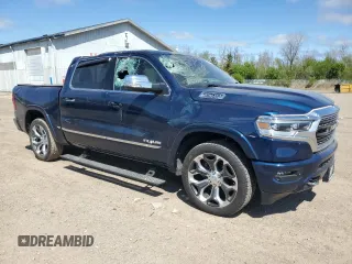2021 Ram 1500 Limited with VIN 1C6SRFHTXMN830128, listed as a Copart auction lot 55798585 with 44,954 mi miles and Clean title. Bid and sale history available at DreamBid. Image 4.