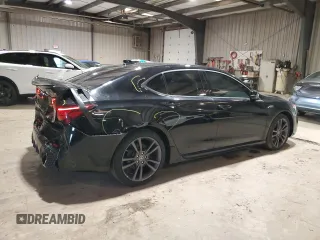 2018 Acura TLX w/A-SPEC Pkg with VIN 19UUB3F66JA000610, listed as a Copart auction lot 52499785 with 79,719 mi miles and Salvage Title. Bid and sale history available at carsss.com. Image 3.