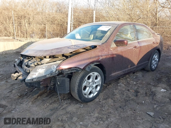 2011 Ford Fusion SE with VIN 3FAHP0HA2BR165178, listed as a IAAI auction lot 41774046 with 130,000 mi miles. Bid and sale history available at carsss.com. Image 2.