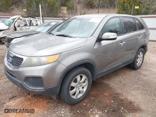 2011 Kia Sorento LX with VIN 5XYKT3A1XBG186877, listed as a IAAI auction lot 41819079 with 230,122 mi miles. Bid and sale history available at carsss.com. Image 2.