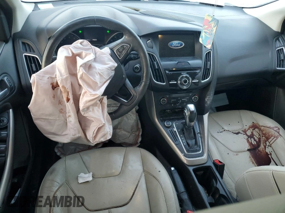 2016 Ford Focus Titanium with VIN 1FADP3N2XGL376941, listed as a Copart auction lot 60560185 with 147,985 mi miles and Salvage title. Bid and sale history available at DreamBid. Image 8.