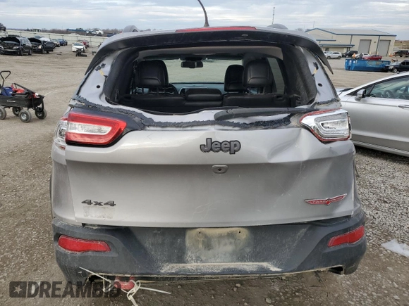 2017 Jeep Cherokee Trailhawk L Plus with VIN 1C4PJMBS3HD234705, listed as a Copart auction lot 85933164 with 205,471 mi miles and Clean Title. Bid and sale history available at carsss.com. Image 6.