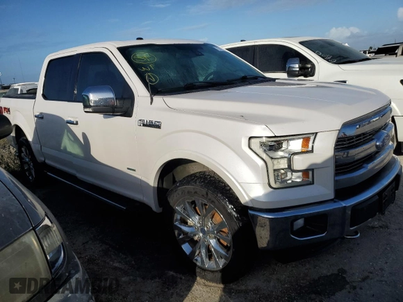 2016 Ford F-150 XLT with VIN 1FTEW1EG0GKF01758, listed as a Copart auction lot 76747074 with Not provided miles and Salvage title. Bid and sale history available at DreamBid. Image 4.