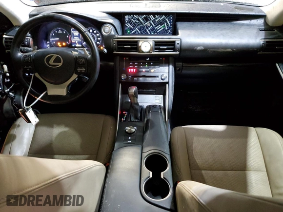 2017 Lexus IS 200t z VIN JTHBA1D22H5049141, wystawiony jako Copart lot #50064785 z przebiegiem 78 542 mil mil oraz Szkoda całkowita • Salvage title. Historia ofert i sprzedaży dostępna na DreamBid. Obrazek 8.