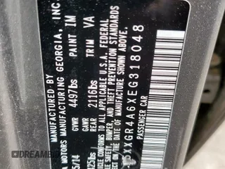 2014 Kia Optima SXL Turbo with VIN 5XXGR4A6XEG318048, listed as a Copart auction lot 58435035 with 130,799 mi miles and Salvage title. Bid and sale history available at DreamBid. Image 13.