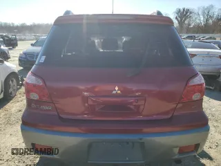 2005 Mitsubishi Outlander LS with VIN JA4LX31F65U040946, listed as a Copart auction lot 87074634 with 168,406 mi miles and Salvage Title. Bid and sale history available at carsss.com. Image 6.