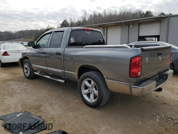 2007 Dodge 1500 SLT z VIN 1D7HA18P47S274720, wystawiony jako Copart lot #47194735 z przebiegiem 97 479 mil mil oraz Szkoda całkowita • Salvage title. Historia ofert i sprzedaży dostępna na DreamBid. Obrazek 2.
