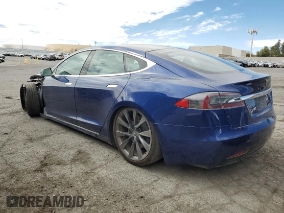 2020 Tesla Model S Long Range with VIN 5YJSA1E20LF415038, listed as a Copart auction lot 48950225 with 61,946 mi miles and Salvage title. Bid and sale history available at DreamBid. Image 2.