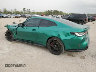 2023 BMW M4 Competition with VIN WBS33AZ03PCL68087, listed as a Copart auction lot 47988205 with 33,398 mi miles and Salvage Title. Bid and sale history available at carsss.com. Image 2.