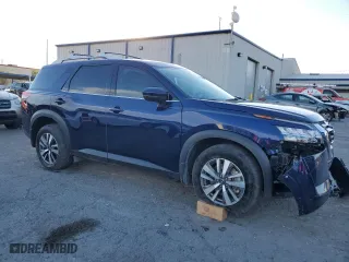2024 Nissan Pathfinder SL with VIN 5N1DR3CC6RC252552, listed as a Copart auction lot 86619954 with 3,509 mi miles and Salvage Title. Bid and sale history available at carsss.com. Image 4.