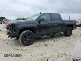2017 Chevrolet Silverado 1500 LTZ with VIN 3GCUKSEC2HG411854, listed as a Copart auction lot 50347215 with 105,081 mi miles and Salvage Title. Bid and sale history available at DreamBid. Image 1.