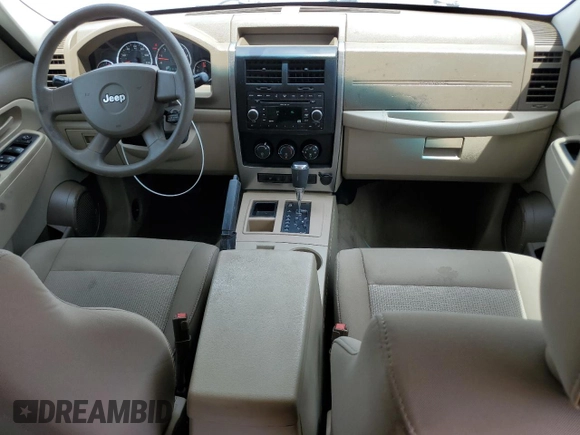 2008 Jeep Liberty Sport with VIN 1J8GP28K78W164794, listed as a Copart auction lot 55589035 with 97,454 mi miles and Salvage Title. Bid and sale history available at DreamBid. Image 8.