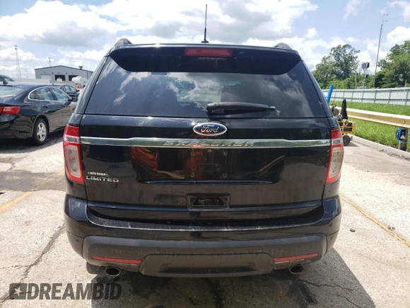 2012 Ford Explorer Limited with VIN 1FMHK7F81CGA13060, listed as a Copart auction lot 58985505 with 213,418 mi miles and Salvage title. Bid and sale history available at DreamBid. Image 6.