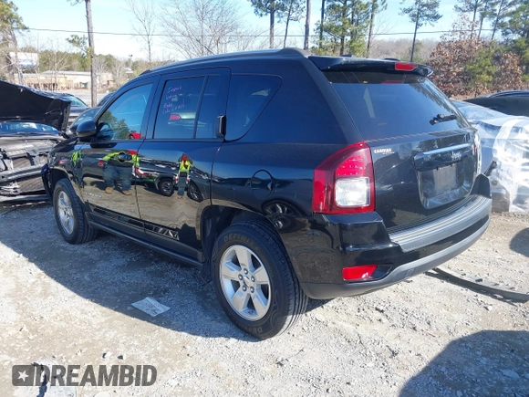2016 Jeep Compass Latitude with VIN 1C4NJCEA3GD734883, listed as a IAAI auction lot 41340569 with 150,165 mi miles. Bid and sale history available at carsss.com. Image 3.