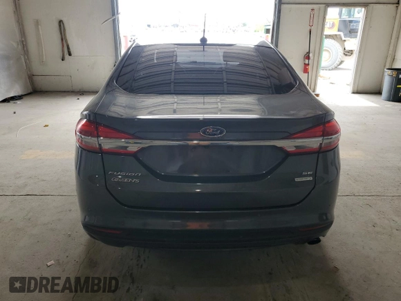 2017 Ford Fusion SE with VIN 3FA6P0HDXHR213441, listed as a Copart auction lot 53442915 with 128,624 mi miles and Salvage title. Bid and sale history available at DreamBid. Image 6.