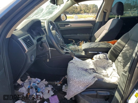 2020 Volkswagen Atlas S with VIN 1V2AP2CA9LC501633, listed as a Copart auction lot 75040264 with 104,853 mi miles and Salvage title. Bid and sale history available at DreamBid. Image 7.
