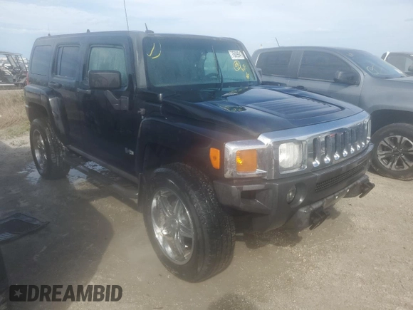 2006 Hummer H3 with VIN 5GTDN136868216190, listed as a Copart auction lot 76099474 with 182,268 mi miles and Non Repairable. Bid and sale history available at carsss.com. Image 4.