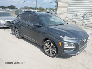 2021 Hyundai Kona Limited with VIN KM8K33A56MU662901, listed as a IAAI auction lot 41553810 with 35,304 mi miles. Bid and sale history available at carsss.com. Image 1.