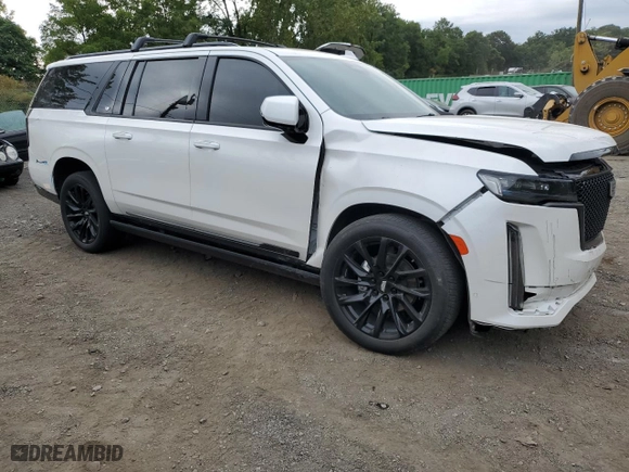 2021 Cadillac Escalade ESV Sport with VIN 1GYS4PKL5MR242713, listed as a Copart auction lot 78081884 with NaN miles and Salvage Title. Bid and sale history available at carsss.com. Image 4.