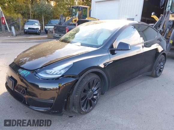 2020 Tesla Model Y Long Range with VIN 5YJYGDEF2LF037298, listed as a IAAI auction lot 37832056 with 40,417 mi miles and . Bid and sale history available at DreamBid. Image 20.