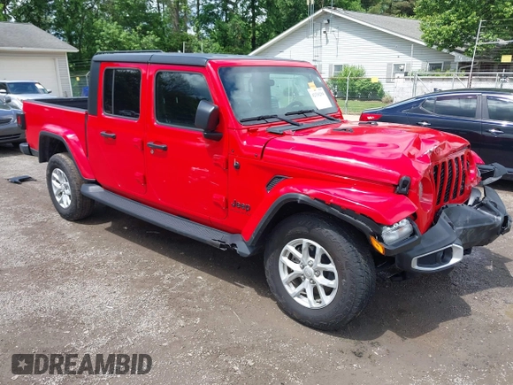 2023 Jeep Gladiator Sport S with VIN 1C6HJTAG8PL572270, listed as a IAAI auction lot 42336294 with 13,865 mi miles and . Bid and sale history available at DreamBid. Image 1.