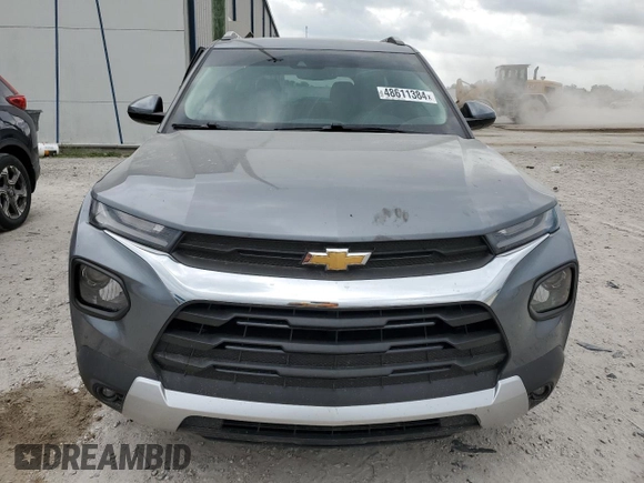 2021 Chevrolet TrailBlazer LT with VIN KL79MPS23MB018325, listed as a Copart auction lot 48611384 with 81,159 mi miles and . Bid and sale history available at DreamBid. Image 5.