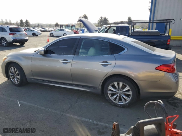 2011 Infiniti M37 with VIN JN1BY1AP7BM320028, listed as a Copart auction lot 50030105 with 196,597 mi miles and Salvage Title. Bid and sale history available at carsss.com. Image 2.