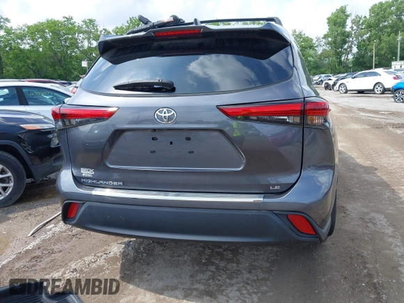2023 Toyota Highlander L with VIN 5TDKDRAH8PS019733, listed as a IAAI auction lot 42459336 with 11,278 mi miles and . Bid and sale history available at DreamBid. Image 17.