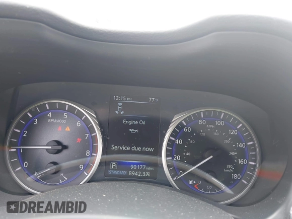 2017 Infiniti Q50 Premium with VIN JN1EV7AR3HM840309, listed as a IAAI auction lot 42301106 with 90,177 mi miles and . Bid and sale history available at DreamBid. Image 7.
