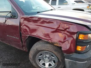 2015 Chevrolet Silverado 1500 Work Truck with VIN 1GCVKPEH6FZ156457, listed as a IAAI auction lot 41584674 with 1 mi miles. Bid and sale history available at carsss.com. Image 6.