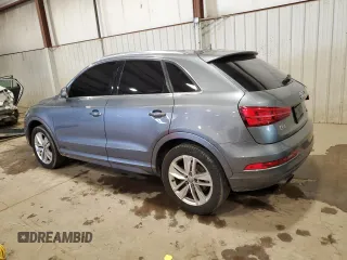 2016 Audi Q3 Premium Plus with VIN WA1EFCFS9GR001016, listed as a Copart auction lot 52300205 with 42,518 mi miles and Salvage Title. Bid and sale history available at carsss.com. Image 2.
