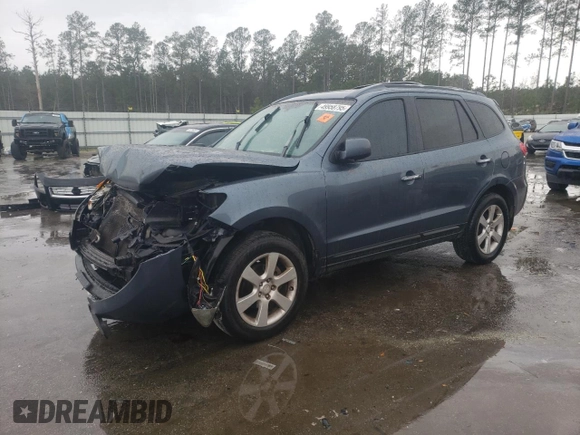2009 Hyundai Santa Fe Limited with VIN 5NMSH13E49H233360, listed as a Copart auction lot 49958795 with 214,328 mi miles and Salvage title. Bid and sale history available at DreamBid. Image 1.